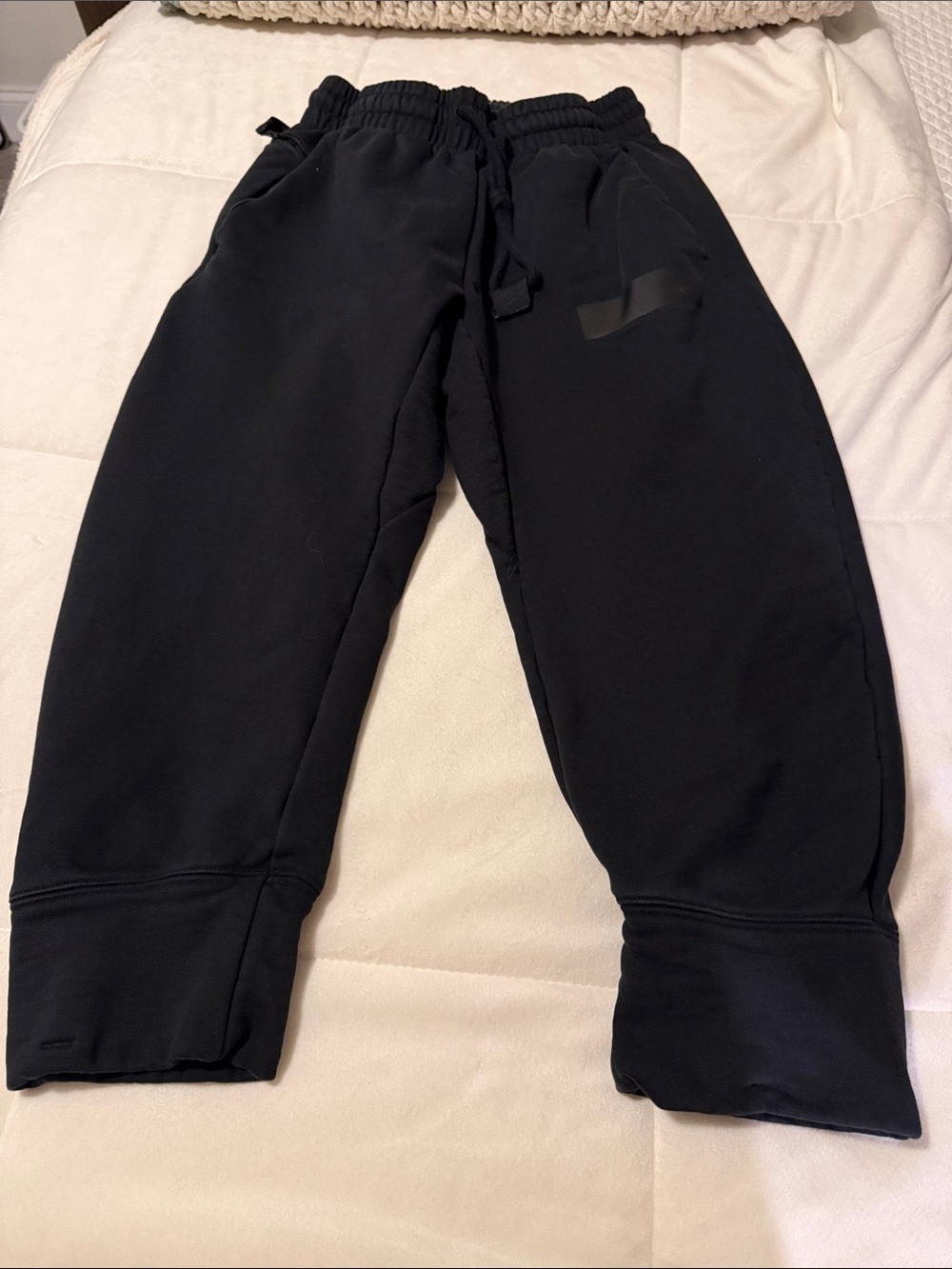 Men's Black Drawstring Joggers - Comfortable Everyday Sweatpants